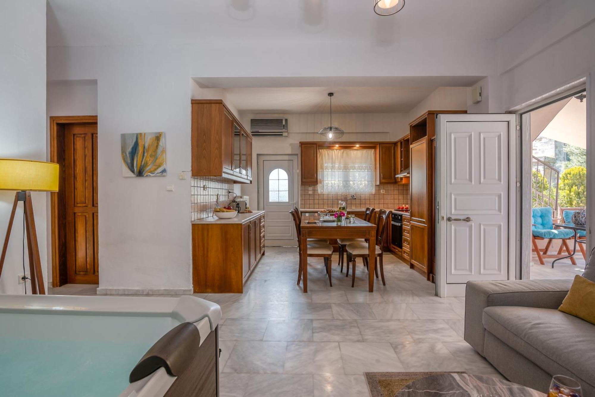 فيلا Achilleas Deluxe Αpartment -Pet Friendly-Parking-Mountain View Kotsianá المظهر الخارجي الصورة
